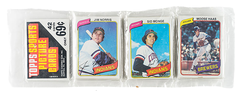 1980 Topps Unopened Rack Pack