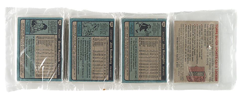 1980 Topps Unopened Rack Pack