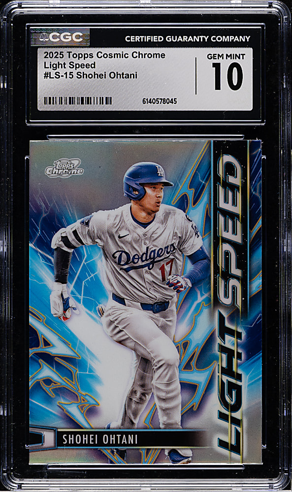 2025 Topps Cosmic Chrome Light Speed #LS-15 Shohei Ohtani CGC GEM MINT 10