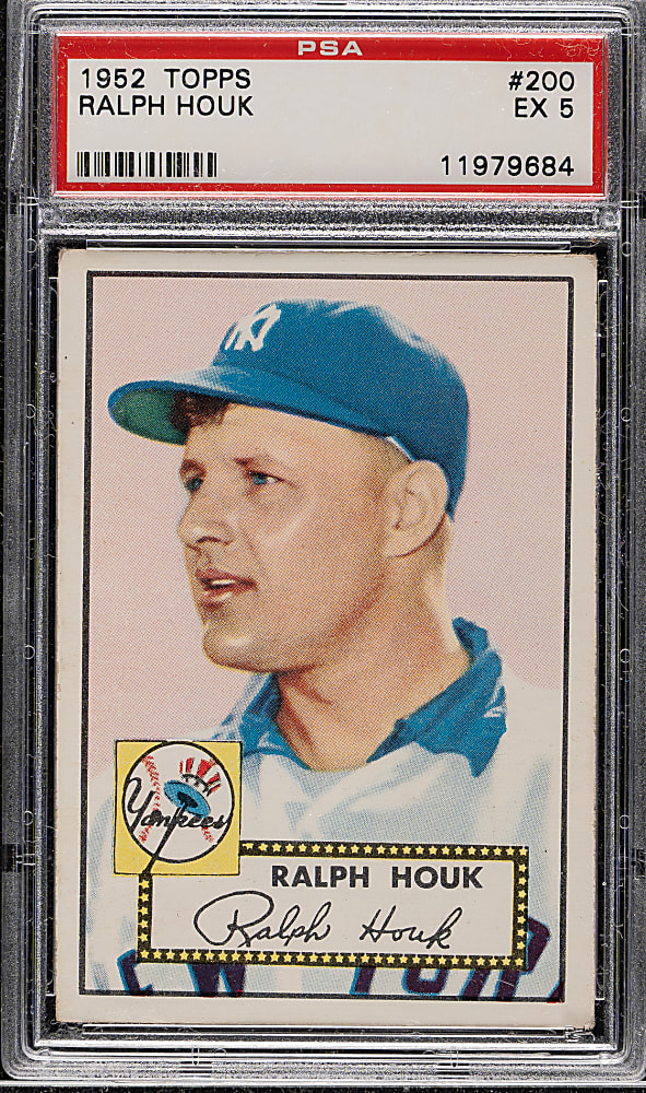 1952 Topps #200 Ralph Houk PSA EX 5