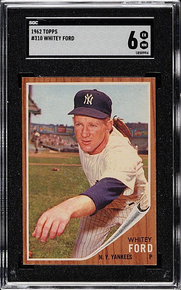 1962 Topps #310 Whitey Ford SGC EX/NM 6
