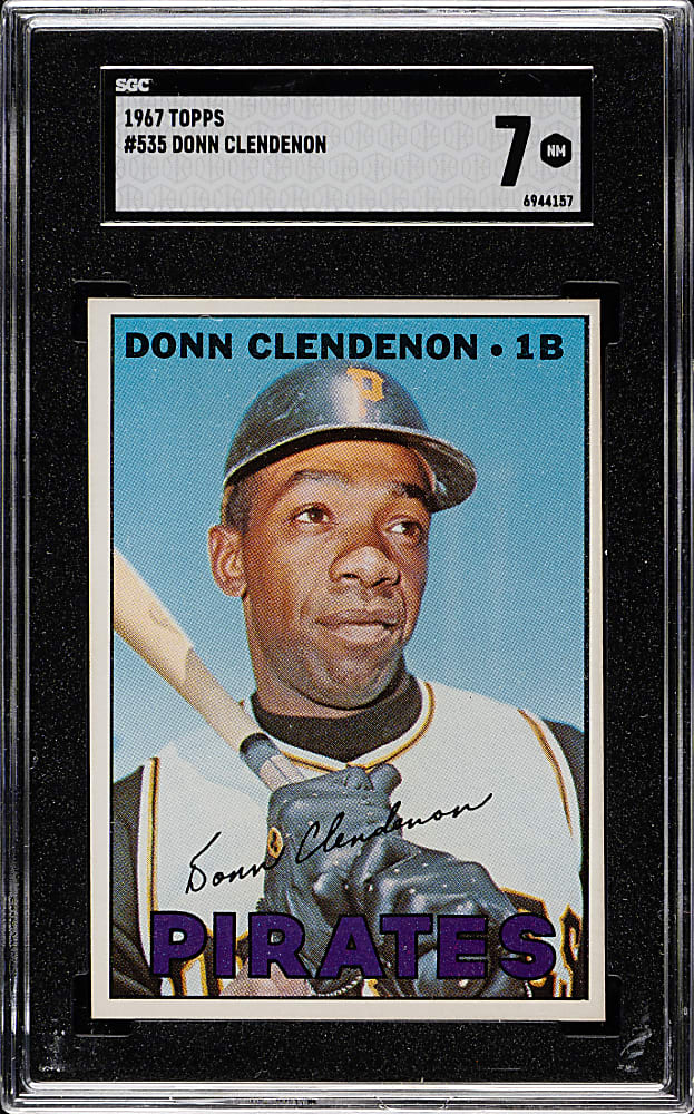 1967 Topps #535 Donn Clendenon SGC NM 7