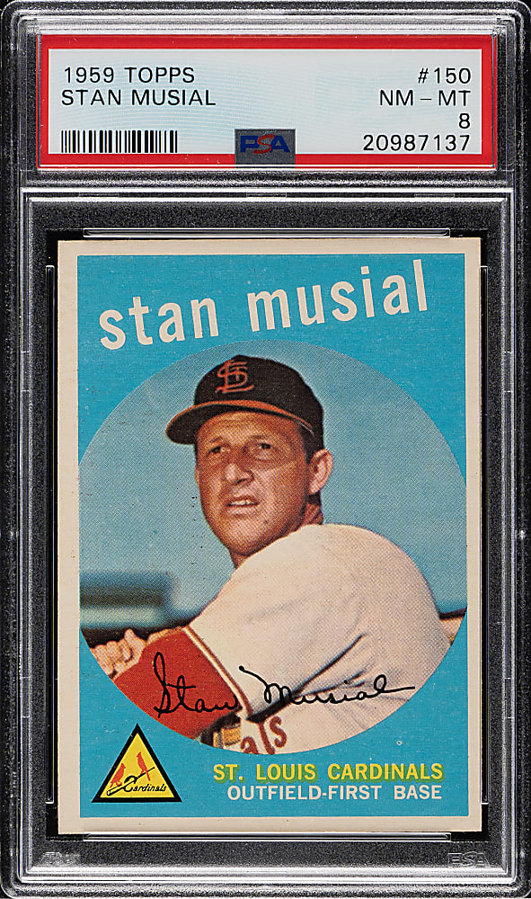 1959 Topps #150 Stan Musial PSA NM-MT 8