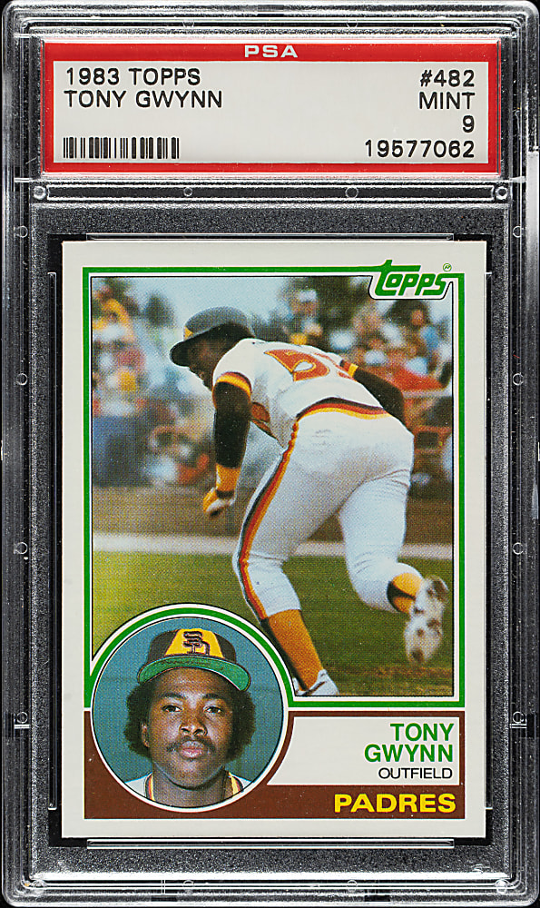 1983 Topps #482 Tony Gwynn Rookie PSA MINT 9