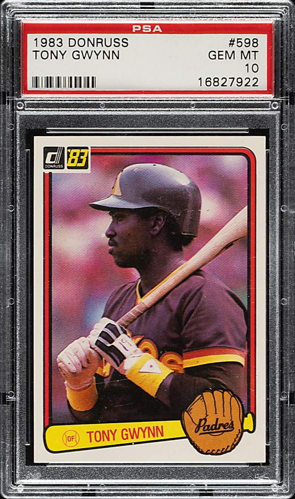 1983 Donruss #598 Tony Gwynn Rookie PSA GEM MINT 10