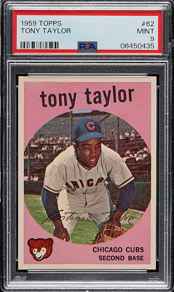 1959 Topps #62 Tony Taylor PSA MINT 9