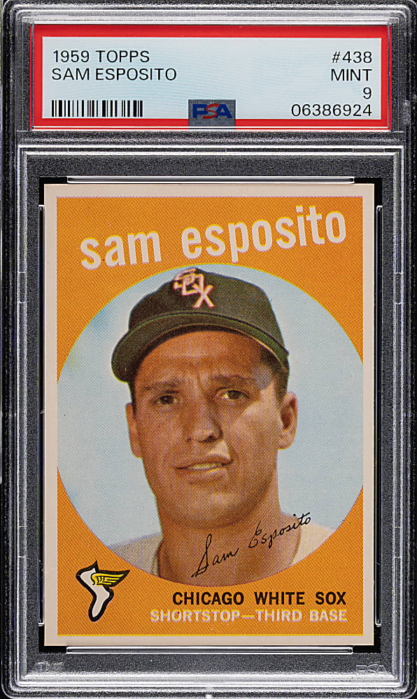1959 Topps #438 Sam Esposito PSA MINT 9