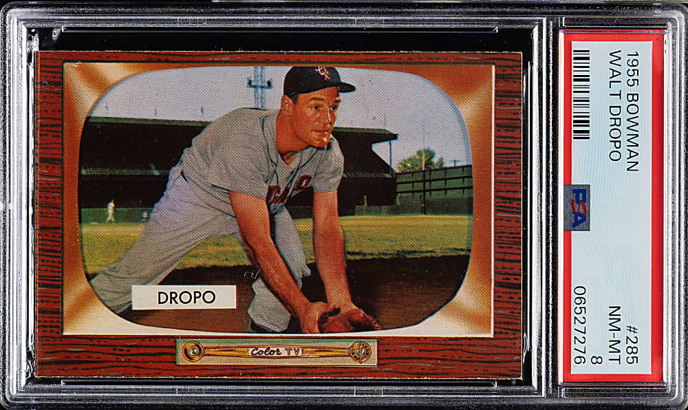 1955 Bowman #285 Walt Dropo PSA NM-MT 8