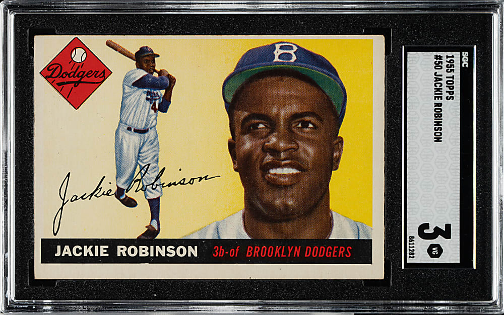 1955 Topps #50 Jackie Robinson SGC VG 3