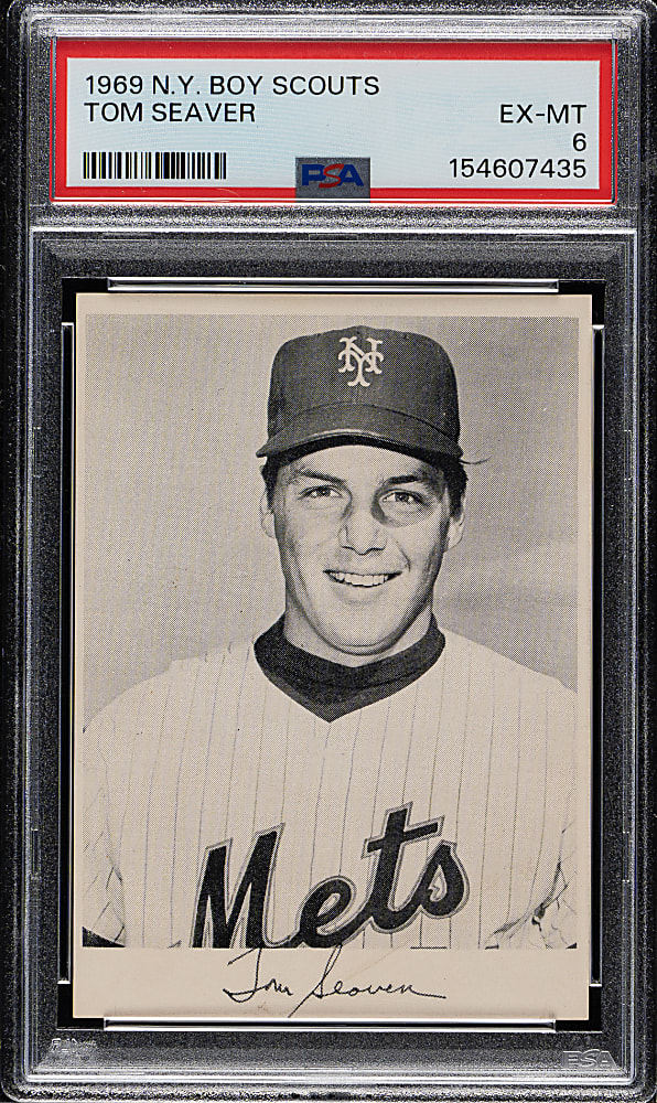1969 N.Y. Boy Scouts Tom Seaver PSA EX-MT 6