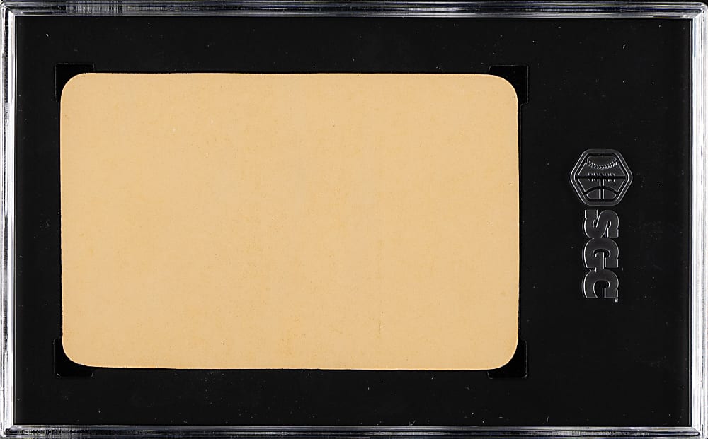 1936 S & S Game Card Pie Traynor SGC NM/MT 8