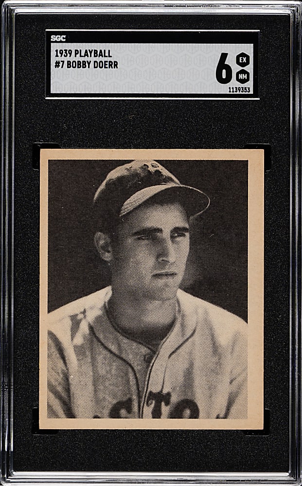 1939 R334 Play Ball #7 Bobby Doerr SGC EX/NM 6