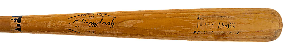 1971 Hank Aaron Atlanta Braves Game-Used Bat PSA/DNA GU 7