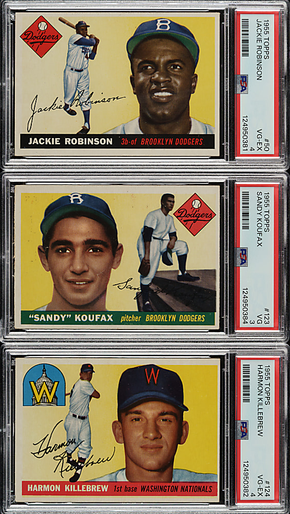 1955 Topps Near-Complete Set (205/206)