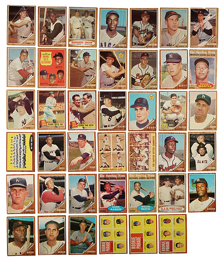 1962 Topps Complete Set (598)