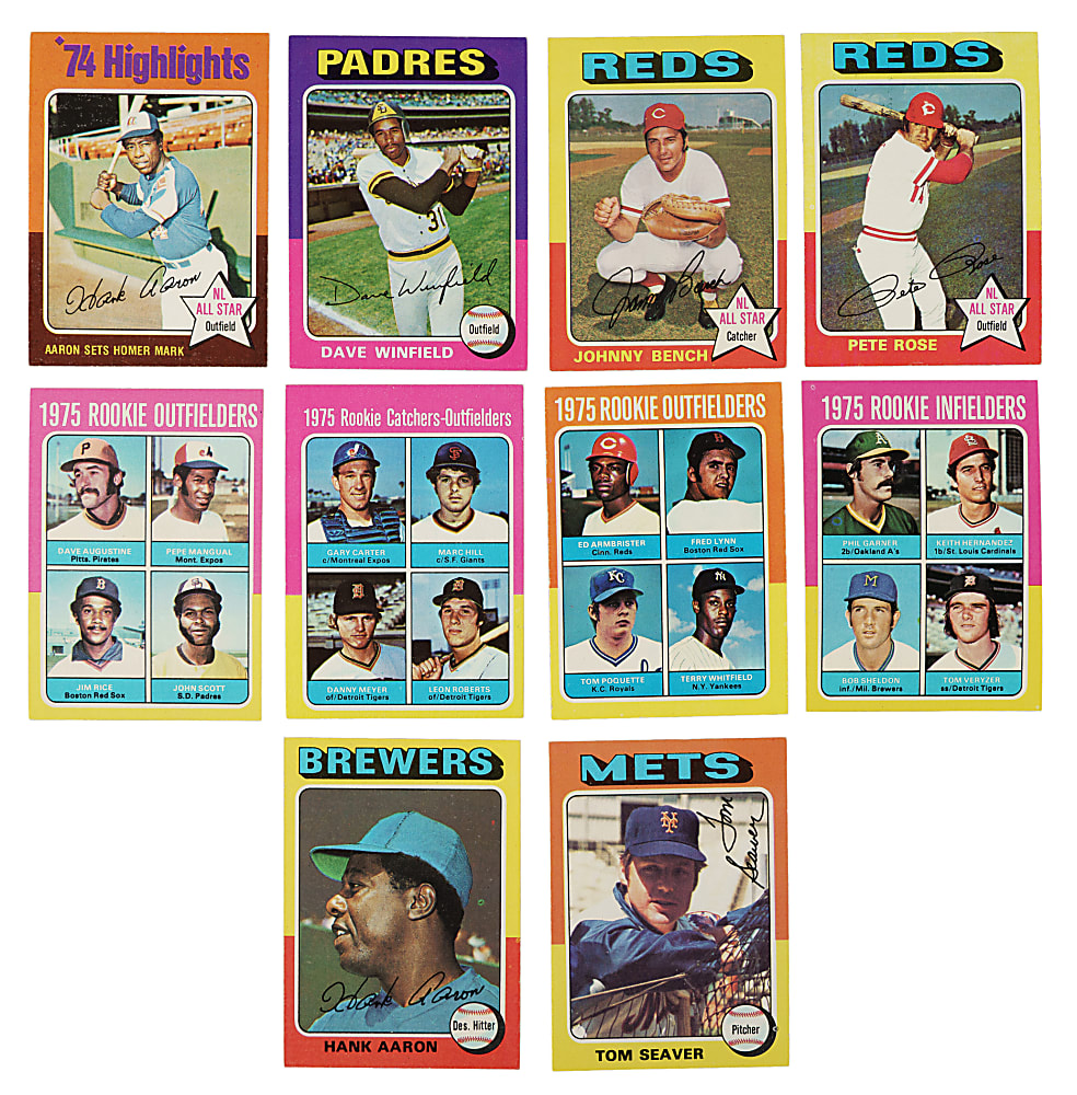 High-Grade 1975 Topps Complete Set (660)