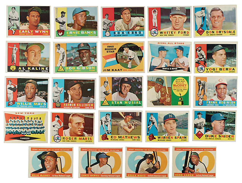 1960 Topps Complete Set (572)