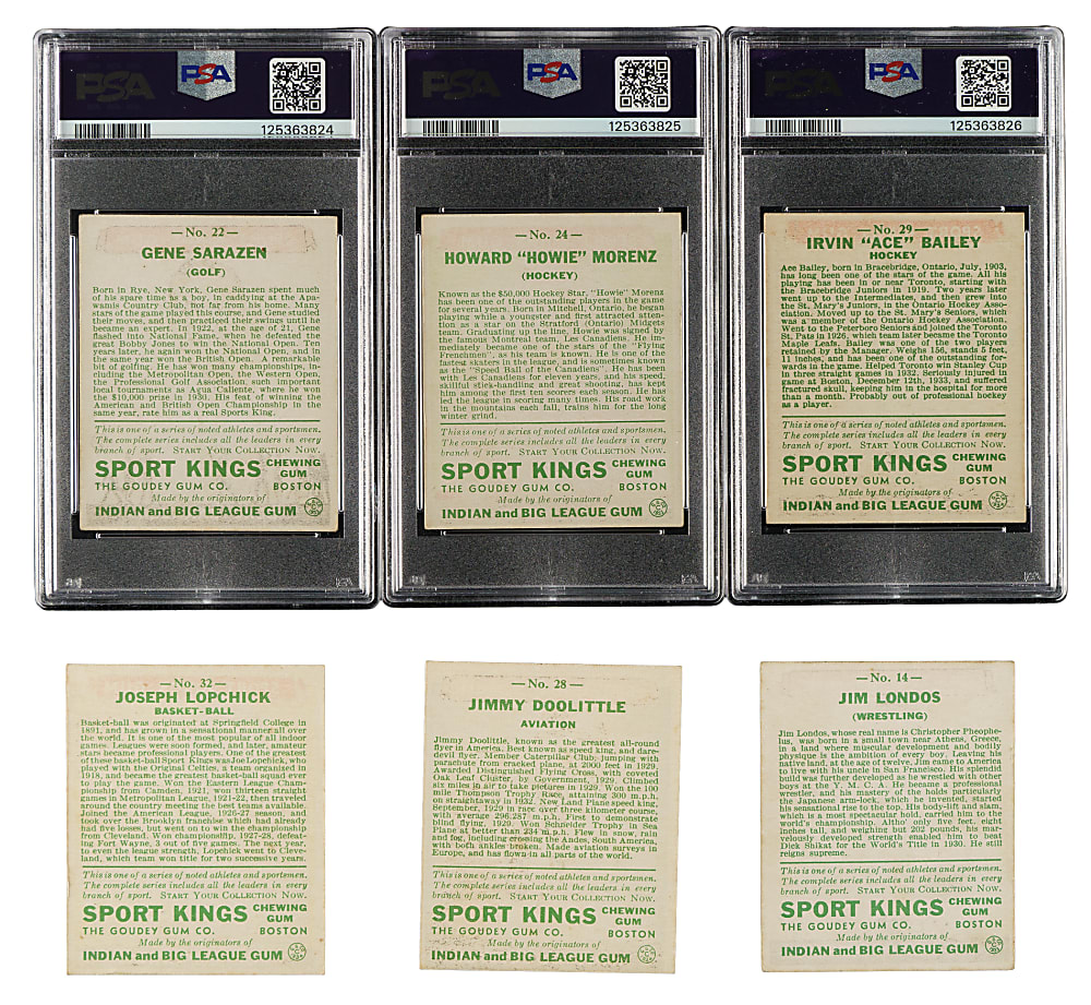 1933 R338 Sport Kings Partial Set (33/48)