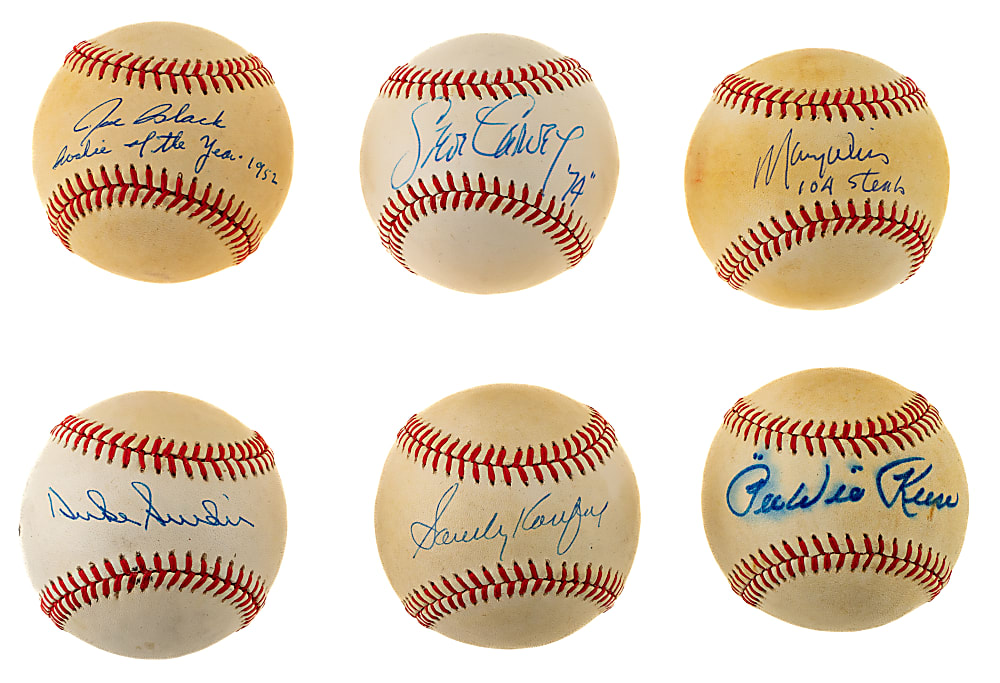 Brooklyn/Los Angeles Dodgers Hall of Famers and Stars Single-Signed Baseball Collection (40) Including Sandy Koufax