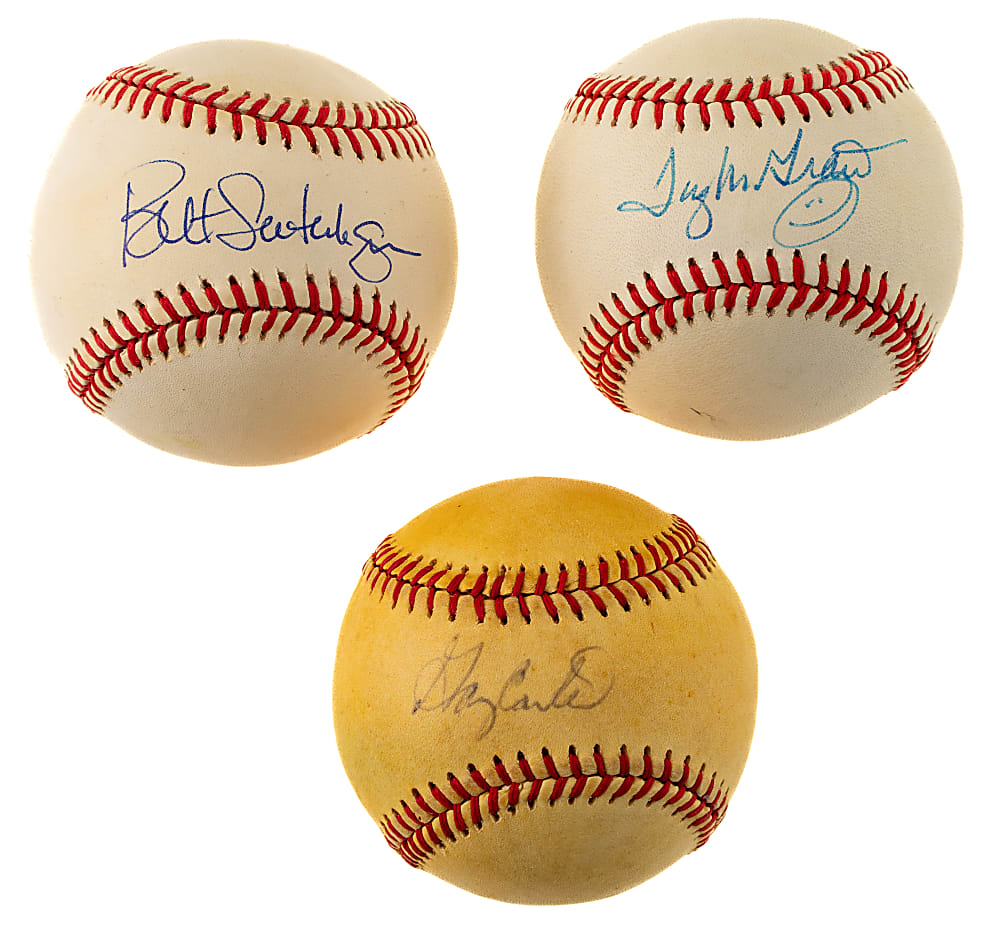 New York Mets Hall of Famers and Stars Single-Signed Baseball Collection (40) Including Carter, Gooden, Snider, and Seaver