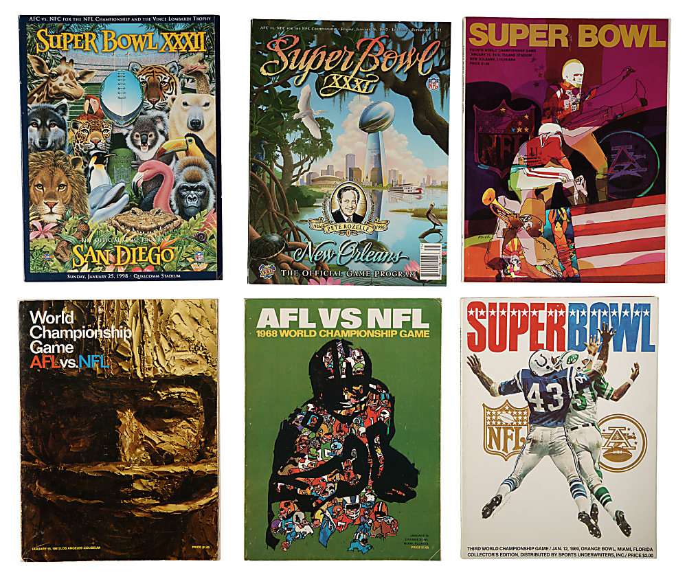 1967 to 2025 Super Bowl Program Complete Run (59)