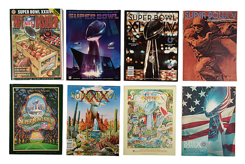 1967 to 2025 Super Bowl Program Complete Run (59)