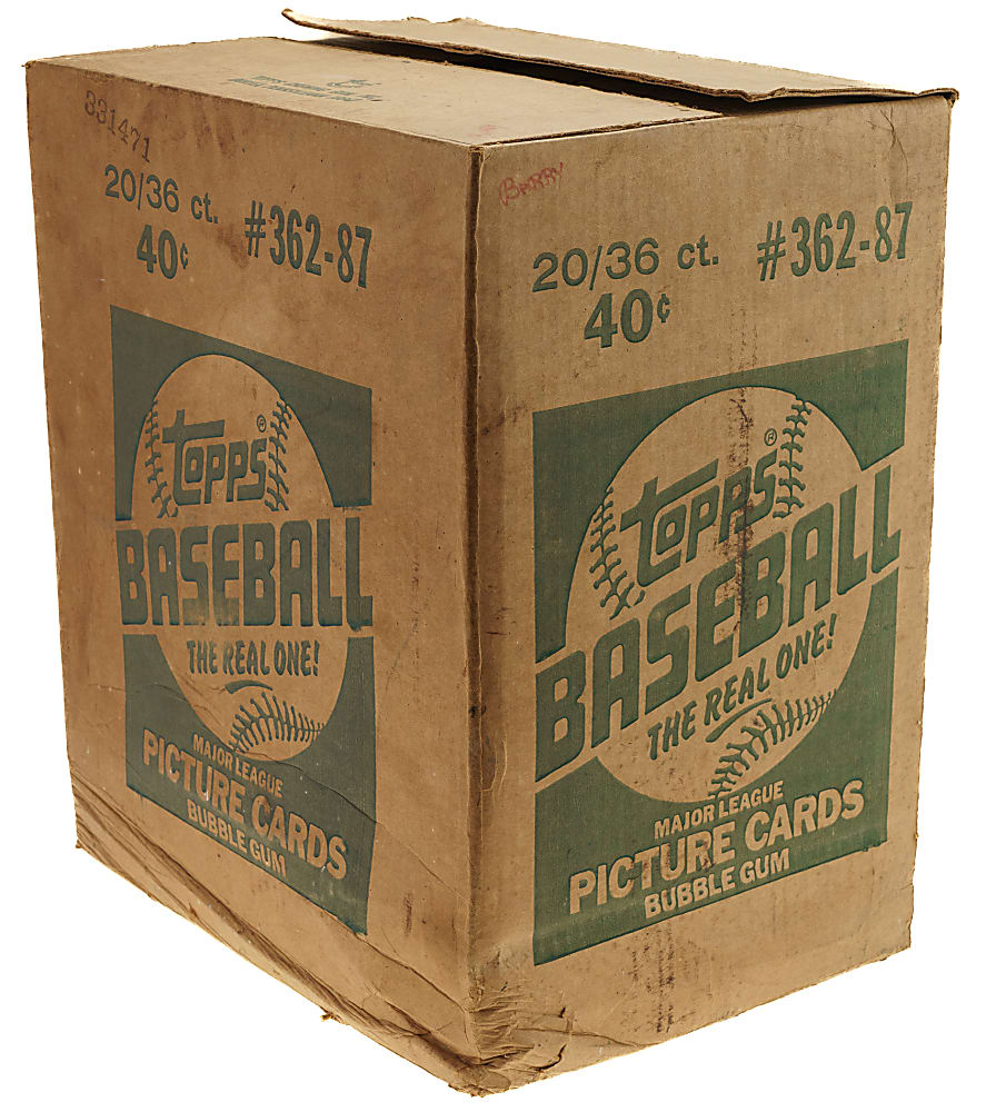 1987 Topps Factory-Sealed Unopened Wax Box Case (20 Boxes)