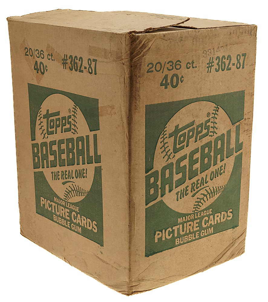 1987 Topps Factory-Sealed Unopened Wax Box Case (20 Boxes)