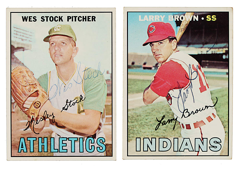 1967 Topps Near-Complete Set (605/609) Including #581 Tom Seaver Rookie SGC EX/NM 6