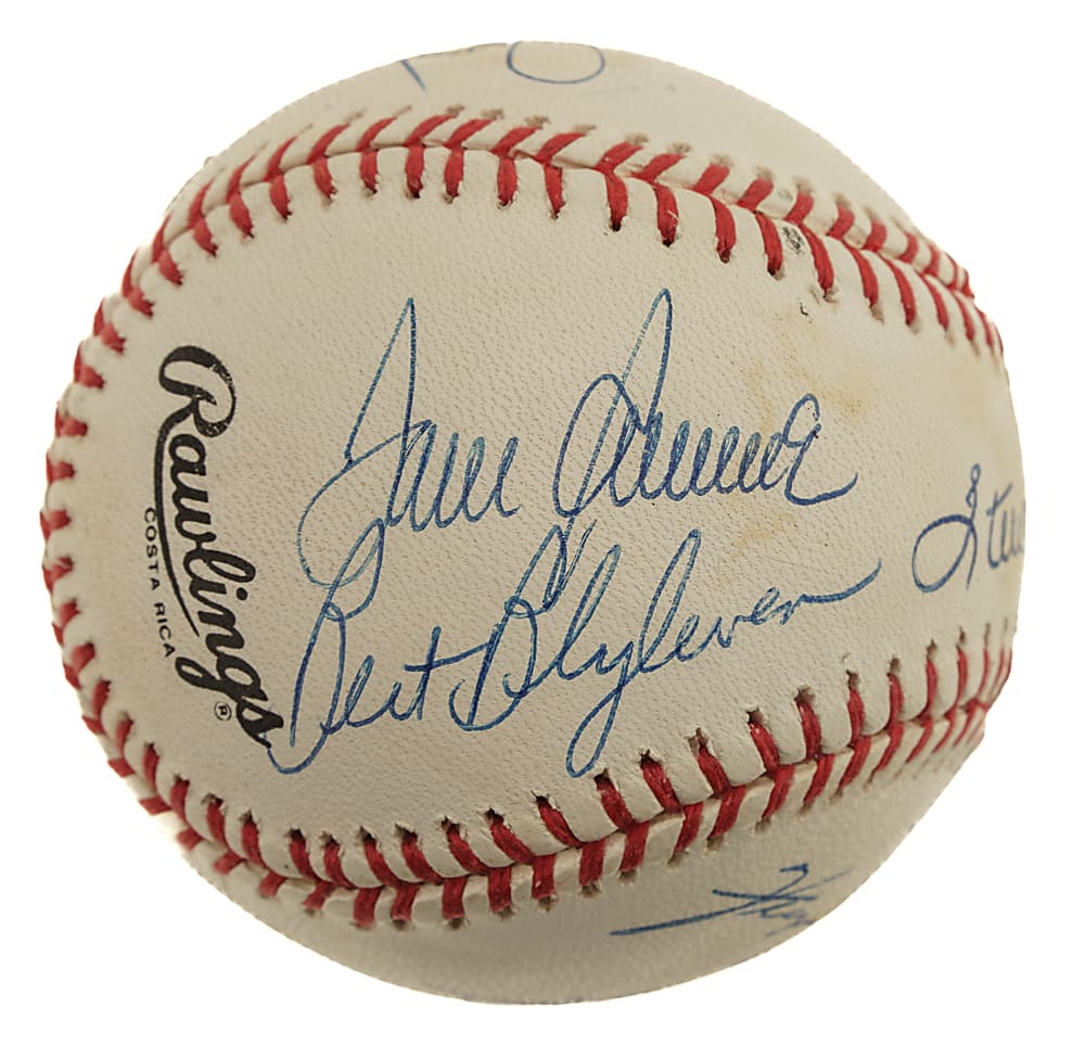 3,000 Strikeout Club Signed Baseball with Tom Seaver, Nolan Ryan, and Steve Carlton - JSA