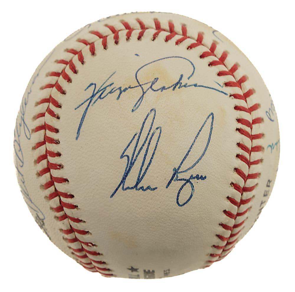 3,000 Strikeout Club Signed Baseball with Tom Seaver, Nolan Ryan, and Steve Carlton - JSA