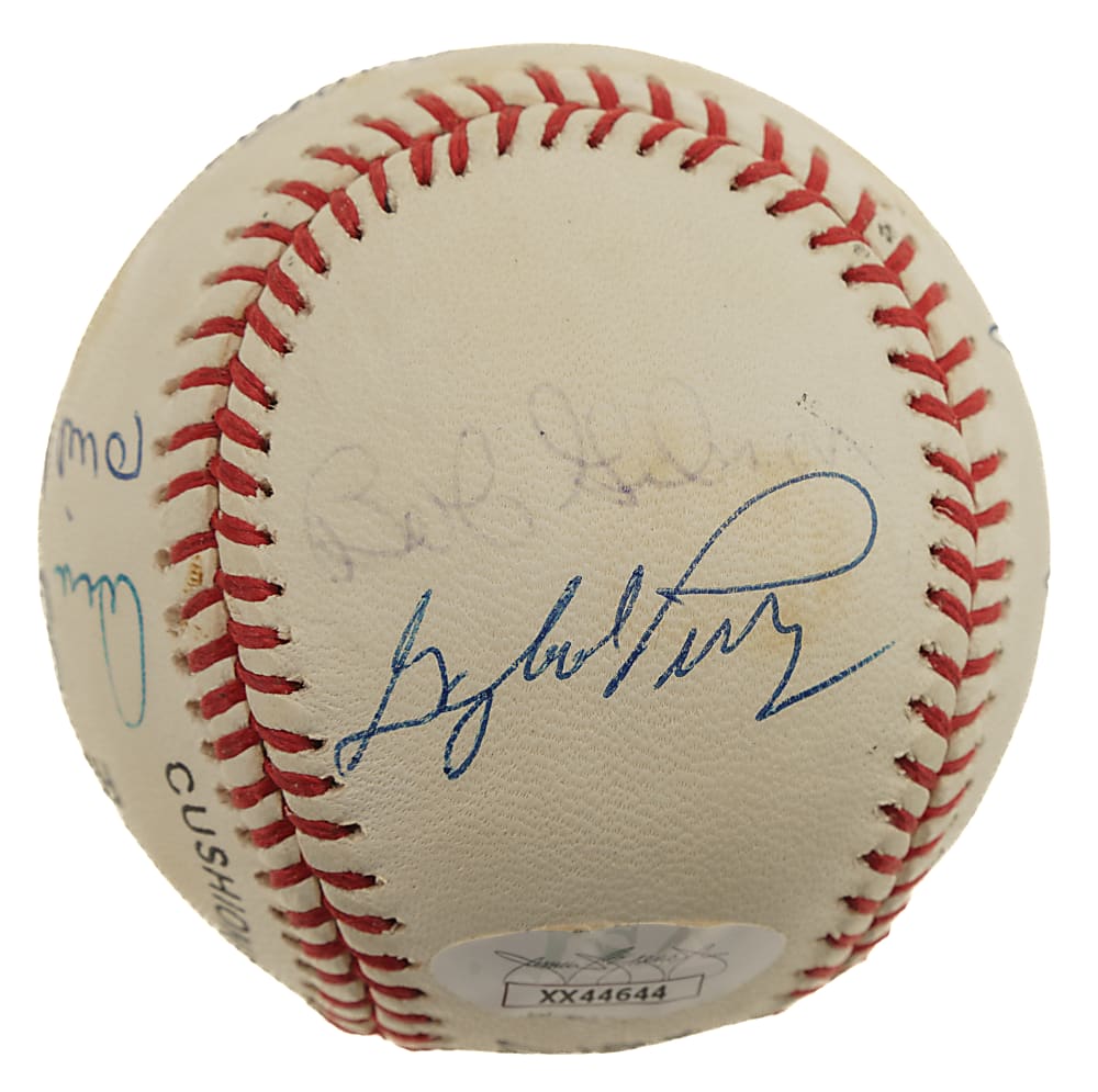 3,000 Strikeout Club Signed Baseball with Tom Seaver, Nolan Ryan, and Steve Carlton - JSA