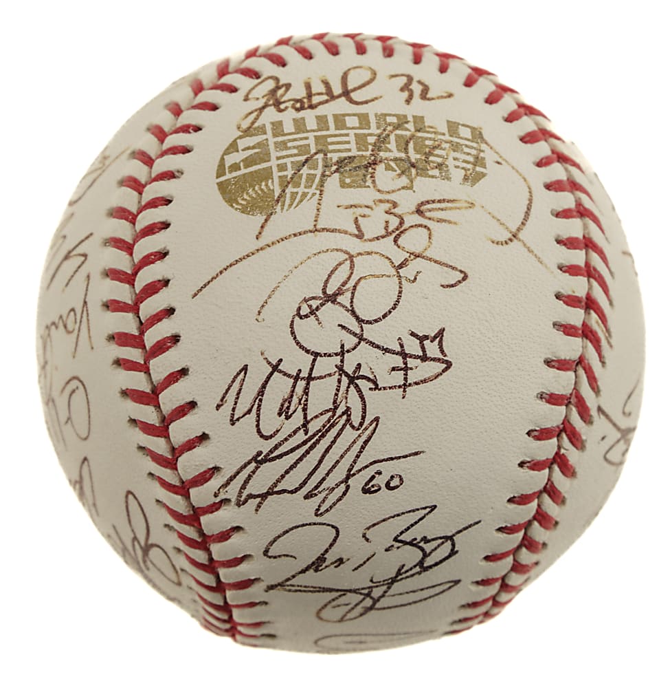 2007 Colorado Rockies National League Champions Team-Signed Baseball with Todd Helton - JSA