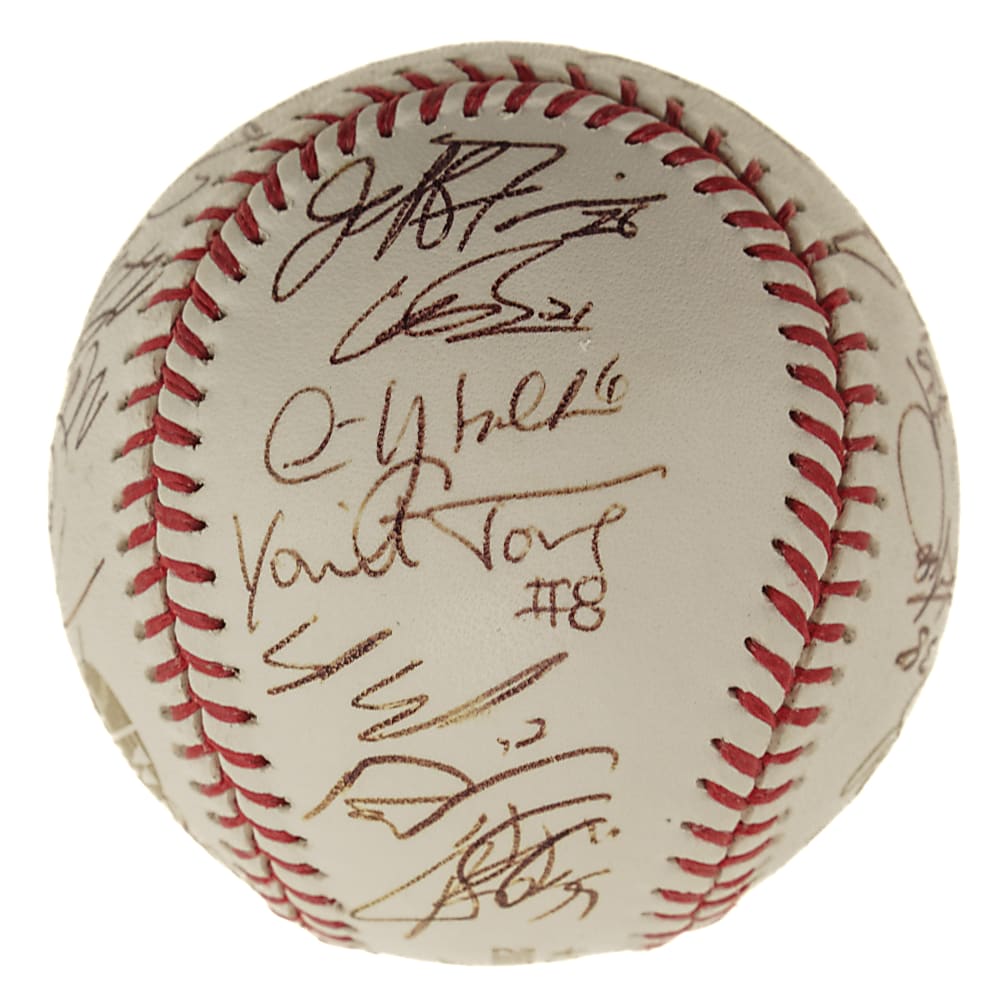 2007 Colorado Rockies National League Champions Team-Signed Baseball with Todd Helton - JSA