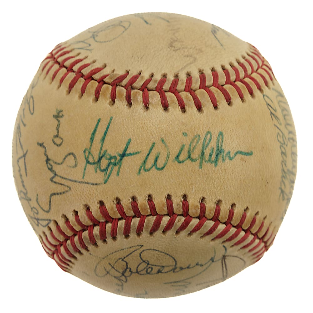 Hall of Fame Multi-Signed Baseball with Willie Mays, Judy Johnson, and Don Drysdale - JSA