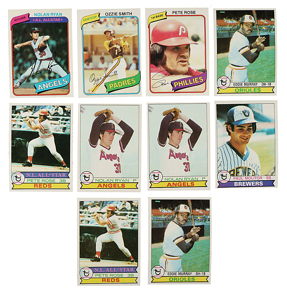1979 and 1980 Topps Complete Set Trio (3, Sets, 2,178 Cards)