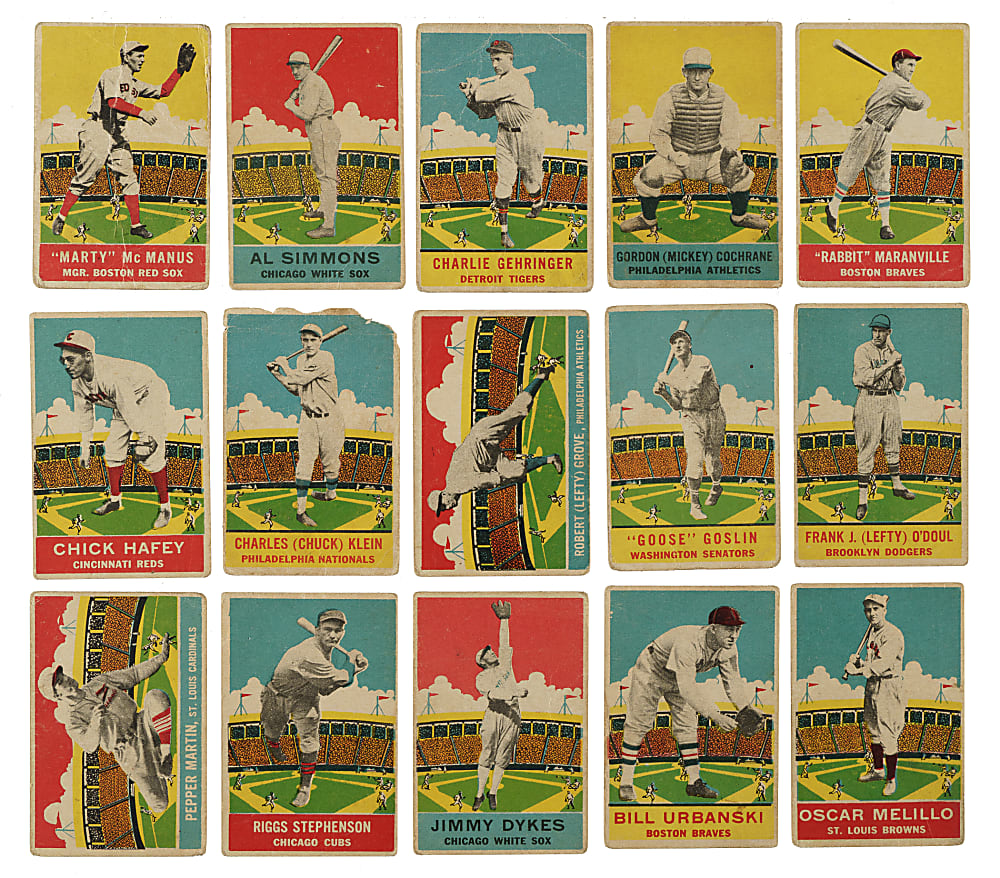 1933 R333 DeLong Gum Near-Complete Set (19/24)
