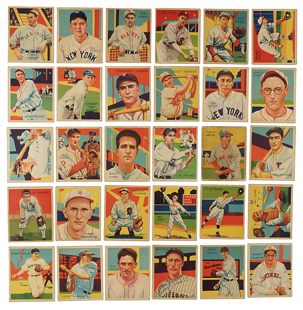 1934-1936 R327 Diamond Stars Near-Complete Set (90/108)