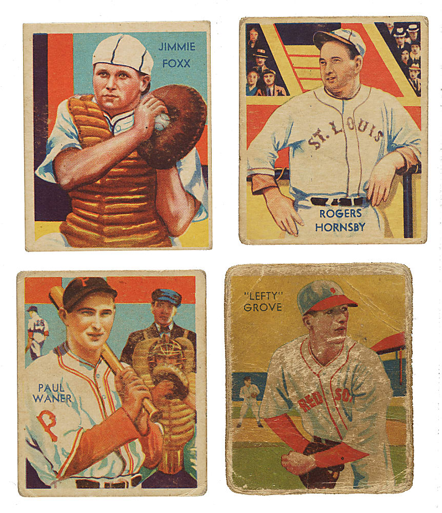 1934-1936 R327 Diamond Stars Partial Set (76/108) Plus 64 Duplicates and 10 Variations