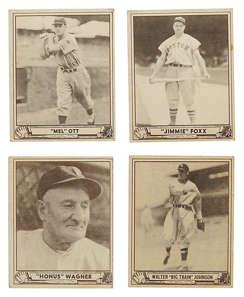 1940 R335 Play Ball Collection (110) Including 16 Hall of Famers