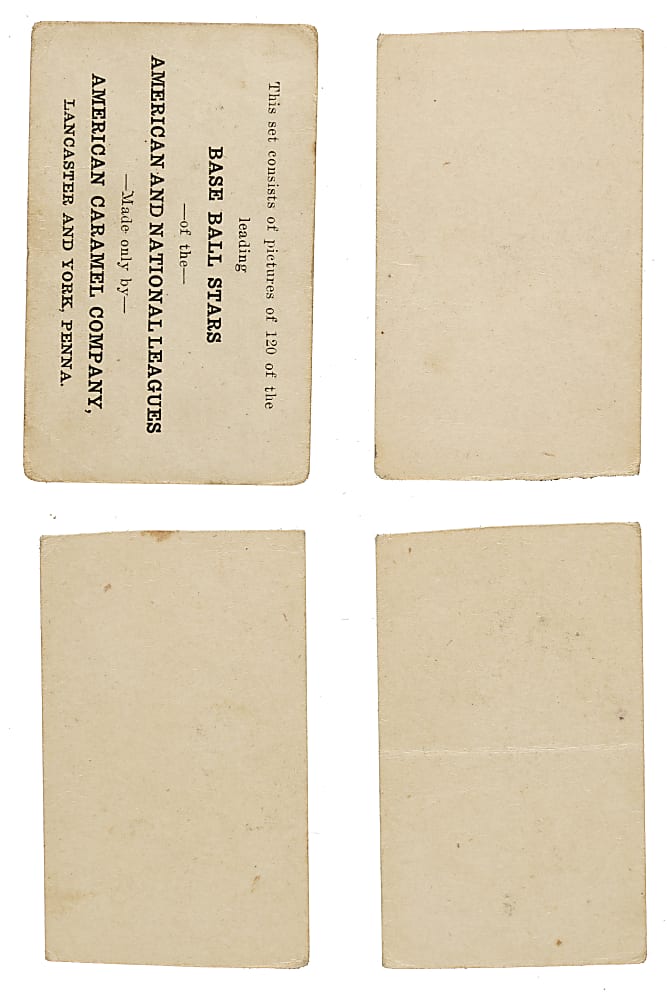 1920s Caramel and Strip-Card Collection (28) Including Schalk, Bancroft, and Wheat