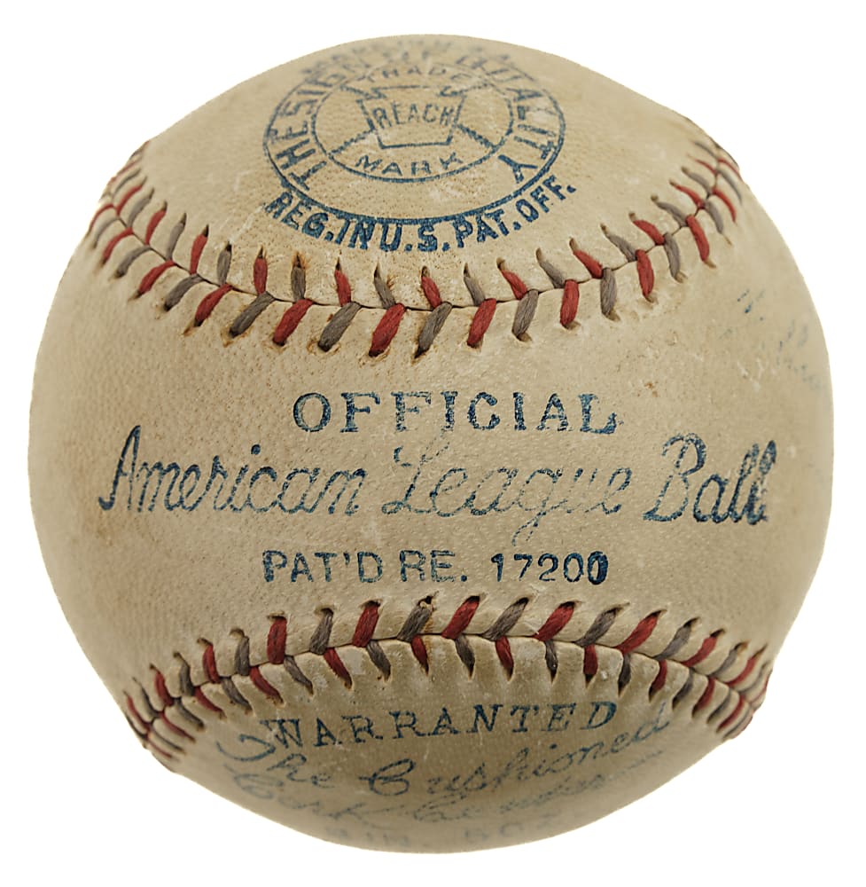 Babe Ruth Single-Signed Baseball - PSA/DNA