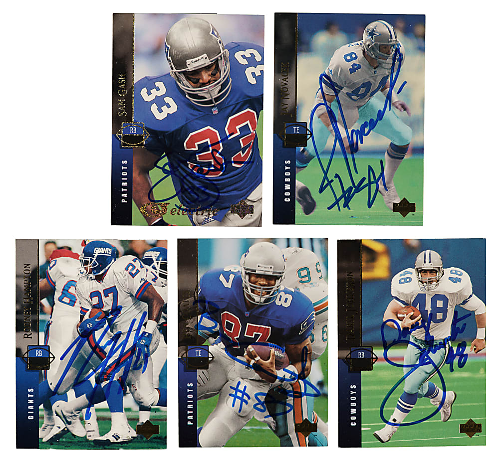 1994 Upper Deck Electric Football Base and Electric Silver Complete Set Pair (2 Sets, 660 Cards) Plus Two Variations