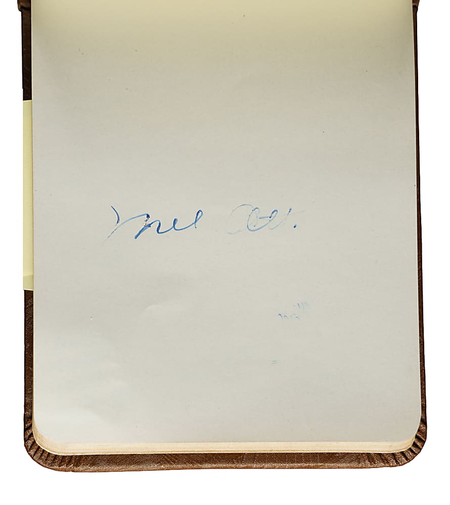 Circa 1930s Multi-Signed Autograph Album with Mel Ott, Al Simmons, and Carl Hubbell - JSA
