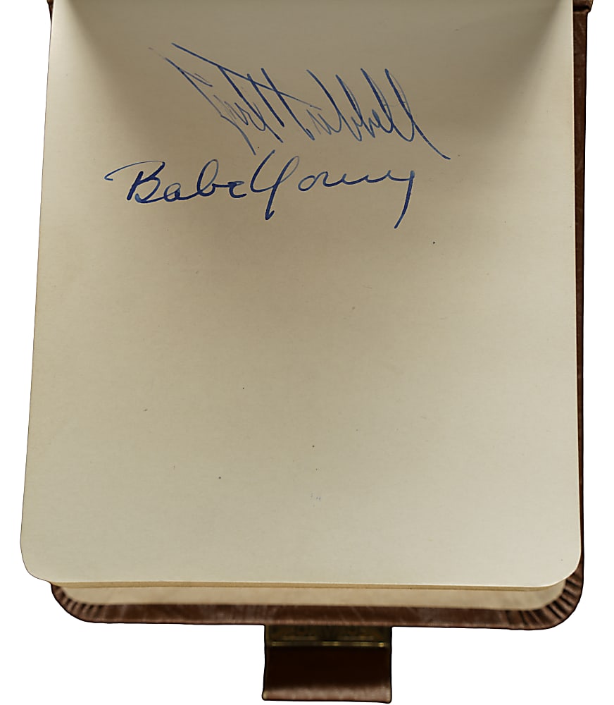 Circa 1930s Multi-Signed Autograph Album with Mel Ott, Al Simmons, and Carl Hubbell - JSA