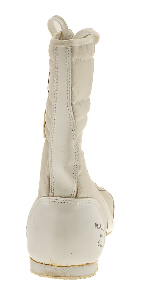 Muhammad Ali "AKA Cassius Clay" Twice-Signed Boot - JSA