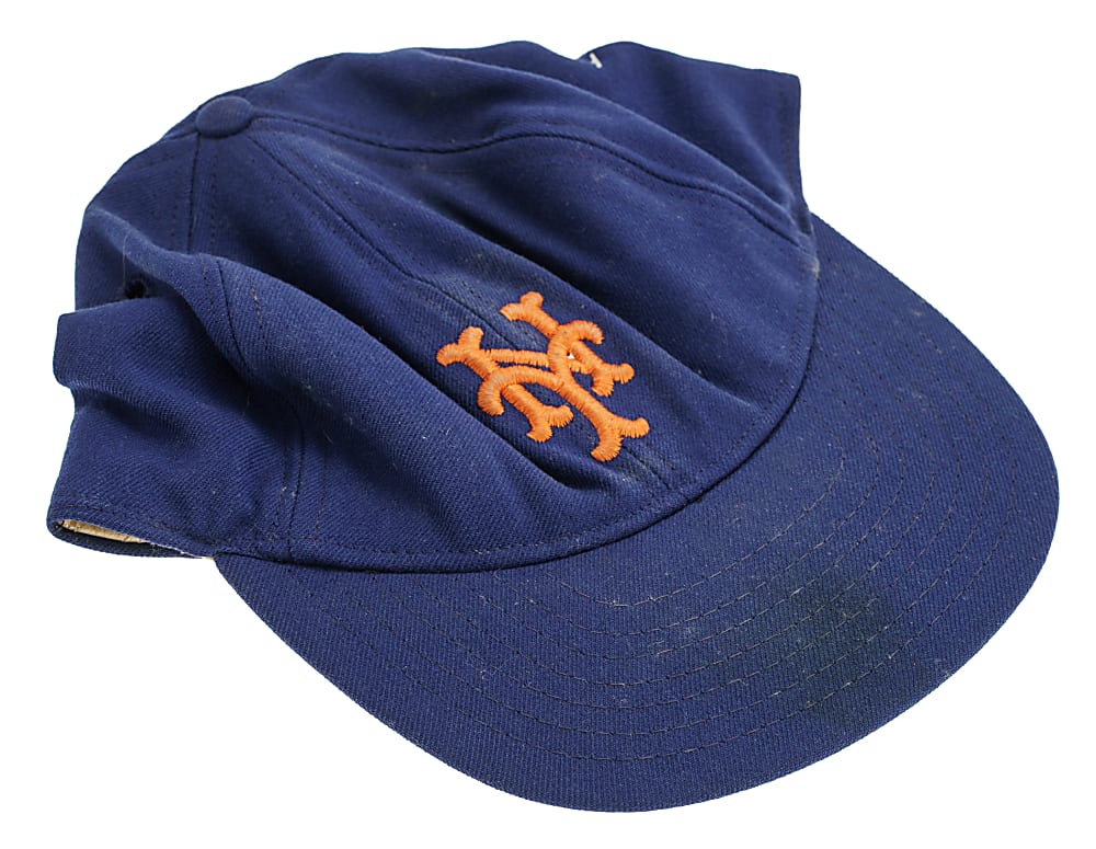 1969-1976 Tom Seaver New York Mets Game-Used Cap - MEARS