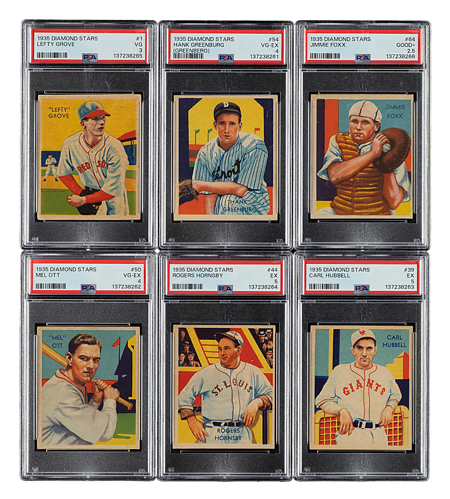 1934-1936 R327 Diamond Stars Complete Set (108)