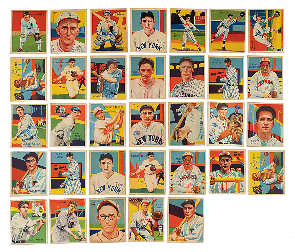 1934-1936 R327 Diamond Stars Complete Set (108)
