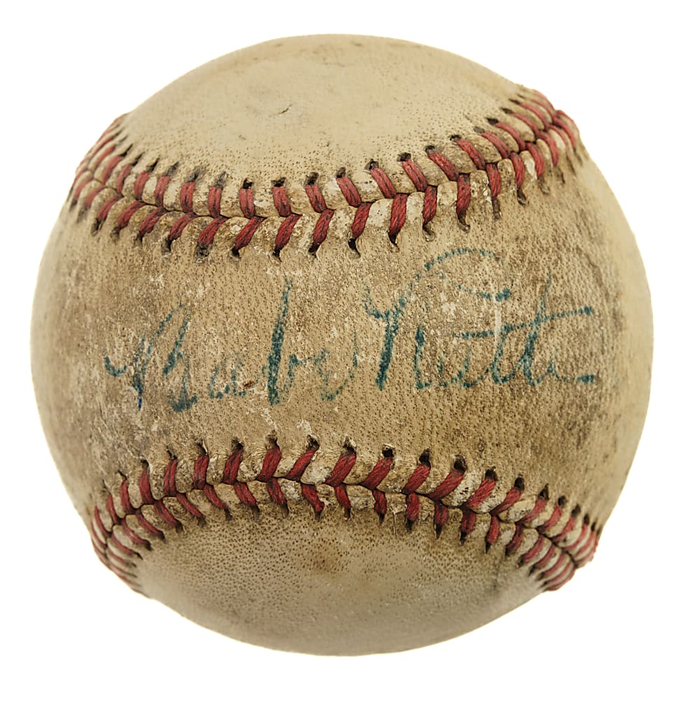 Babe Ruth Signed Baseball - Beckett
